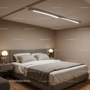 Modern Bedroom With Cozy Bed and Soft Lighting for Comfortable Rest