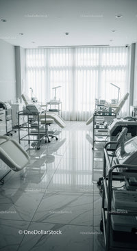 Modern Hospital Room with Medical Beds and Healthcare Equipment