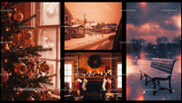 Cozy Rustic Christmas and Snowy Winter Scenes