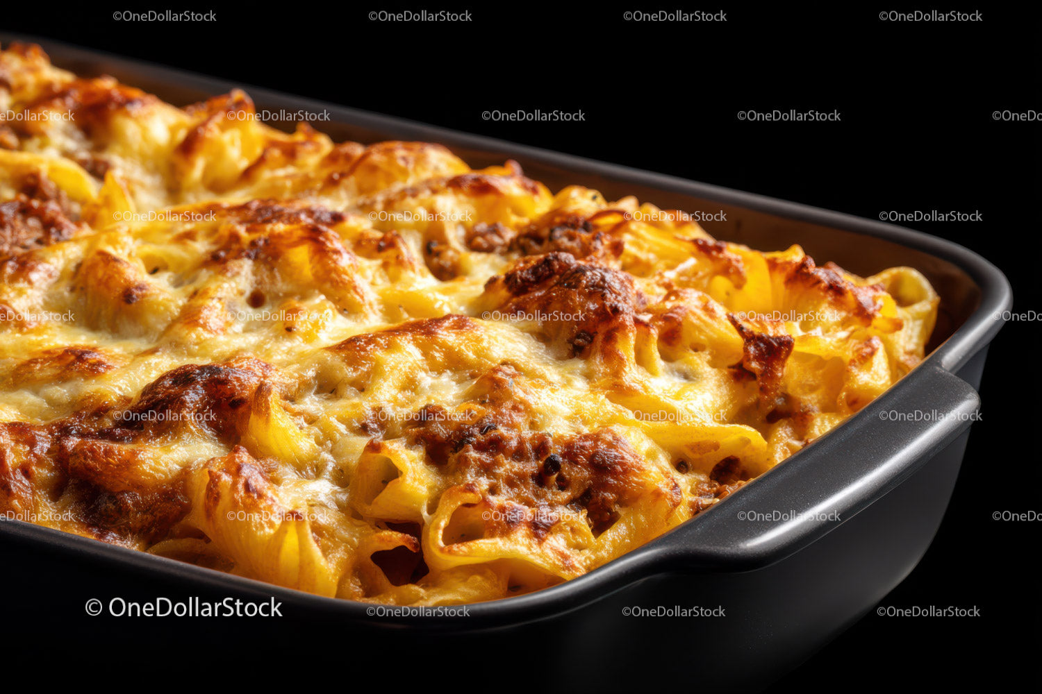 Cheesy Baked Pasta Casserole with Golden Brown Crust