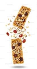 Crunchy Granola Bars with Sunflower Seeds and Dried Fruit