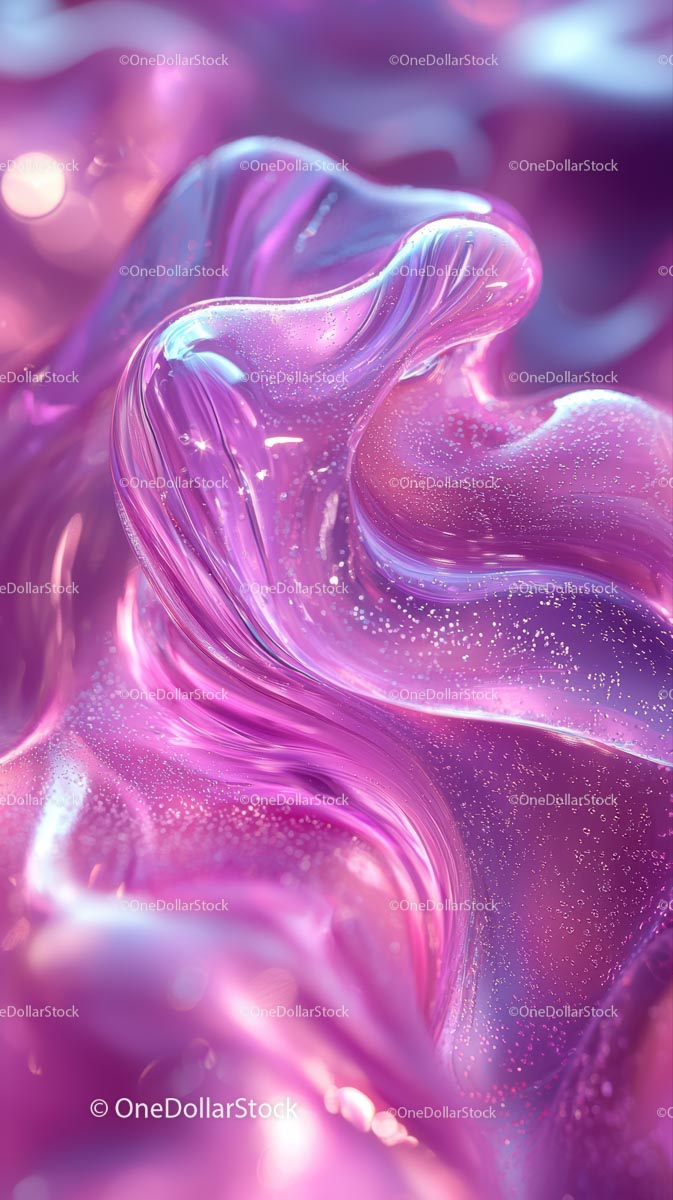 Vibrant Pink and Purple Abstract Fluid Art for Creative Projects