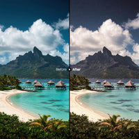 Holiday Postcard XMP presets color grading preview