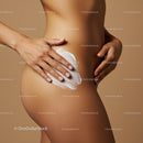 Close-Up of Woman Applying Lotion on Her Toned Body