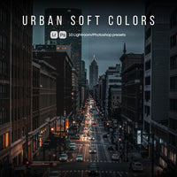 Urban Soft Colors Lightroom presets cover preview