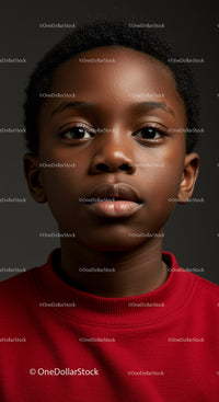 Portrait of a Young Girl with Expressive Eyes