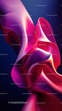 Vibrant Pink and Purple Abstract Fluid Art with Modern Design