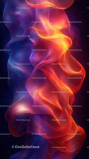 Vibrant Abstract Fluid Light Trails for Digital Art and Design