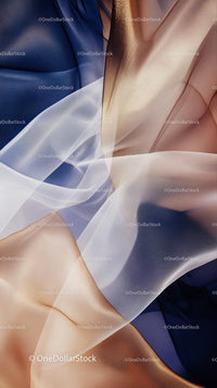Colorful Flowing Silk Fabric with Elegant Textures for Fashion and Design