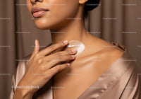 Close-up of a Woman Applying Facial Moisturizer for Glowing Skin