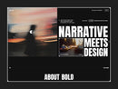 BOLD Studio Framer template homepage preview