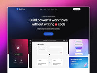 BotFlow Framer template homepage preview