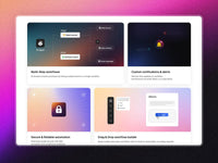 BotFlow Framer template responsive layout preview