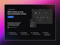 BotFlow Framer template design preview