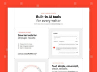 Boxsi Framer template website sections preview