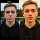 Before and after Sepia Lightroom preset edit