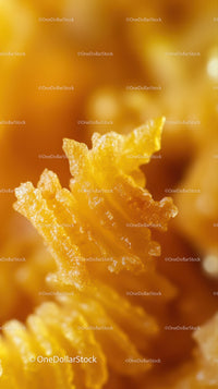 Close-Up of Yellow Chrysanthemum Flower with Pollen Details