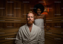 Spa Sauna with Wood Interior and Relaxing Atmosphere for Wellness