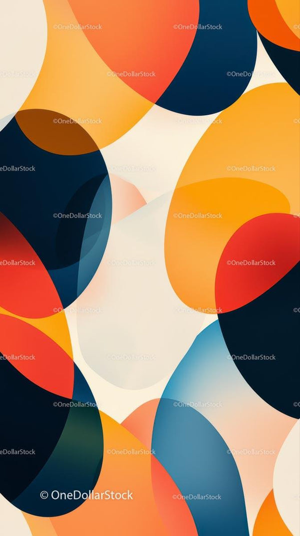 Colorful Abstract Circle Pattern for Modern Digital Backgrounds