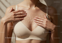 Woman Applying Aloe Vera Gel on Chest for Skin Hydration and Relaxation