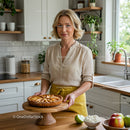 Delicious Homemade Apple Pie in a Cozy Kitchen Setting