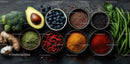 Fresh Organic Superfoods and Culinary Ingredients for Healthy Eating