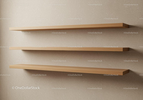 Elegant Wooden Shelves for Modern Interior Decor