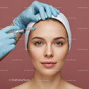 Professional Woman Receiving Botox Injection for Facial Rejuvenation