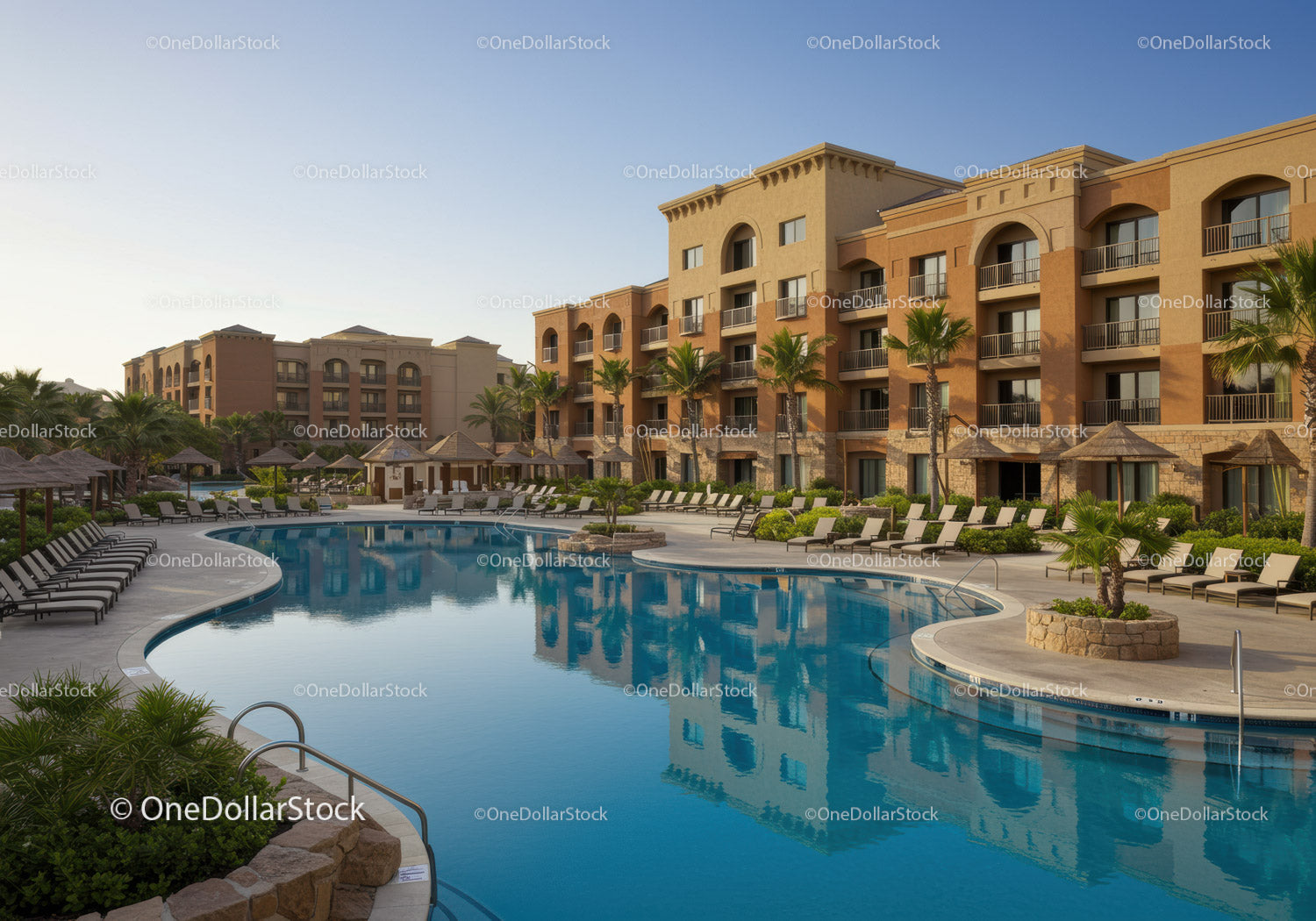 Luxurious Tropical Hotel with Relaxing Swimming Pool and Scenic Views