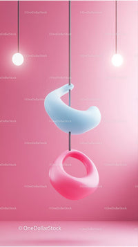Stylish Pink Pendant Light with Unique Artistic Design