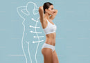 Athletic Woman Stretching and Showing Muscular Toned Body for Fitness