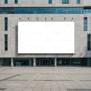 Large Blank Outdoor Billboard on Modern Building