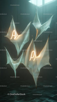 Modern Illuminated Abstract Wall Sculpture for Contemporary Interiors
