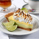 Lemon Cheesecake with Meringue Topping and Lemon Garnish