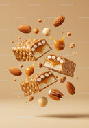 Caramel Nut Chocolate Bar with Almonds and Hazelnuts