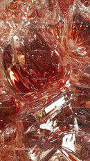Abstract Metallic Copper Liquid Scene with Glossy Fluid Texture