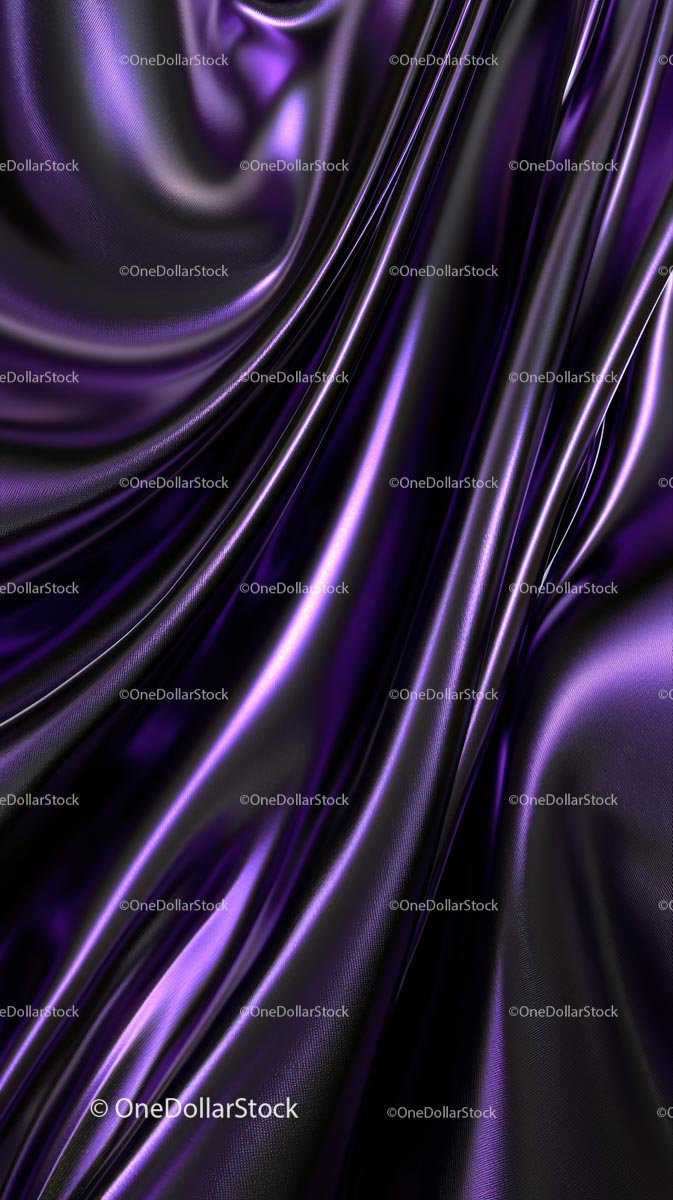 Luxurious Purple Satin Fabric with Smooth Flowing Texture