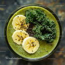 Green Smoothie with Kiwi and Kale Ready to Boost Your Day