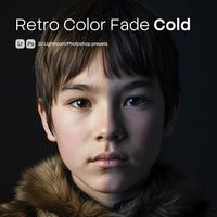 Retro Color Fade Cold Lightroom presets cover preview
