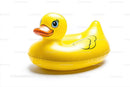 Yellow Rubber Duck in Floating Pool Toy for Summer Fun