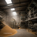 Industrial Grain Milling Equipment in Warehouse
