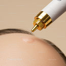 Close-up of Cosmetic Needle Injection on Facial Skin