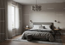 Minimalist Bedroom with Cozy Bed and Modern Decor
