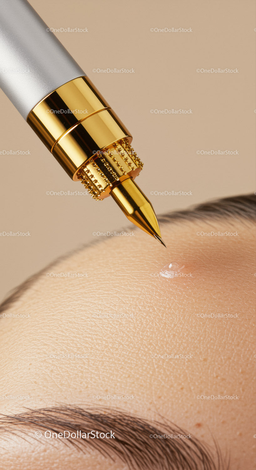 Zabieg kosmetyczny dermatologiczny i pielęgnacyjny z kroplą serum