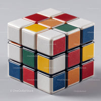 Colorful Puzzle Cube with Vibrant Colored Sides for Brain Teasers