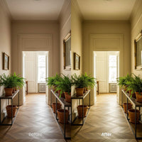 interior photography edit with Interior Soft Lightroom presets