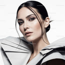 Elegant Female Portrait with Sophisticated Makeup and Modern Style