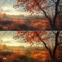 outdoor photography edit with Golden Autumn Light Lightroom presets