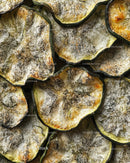 Close-up of Fresh Green Zucchini with Vibrant Texture