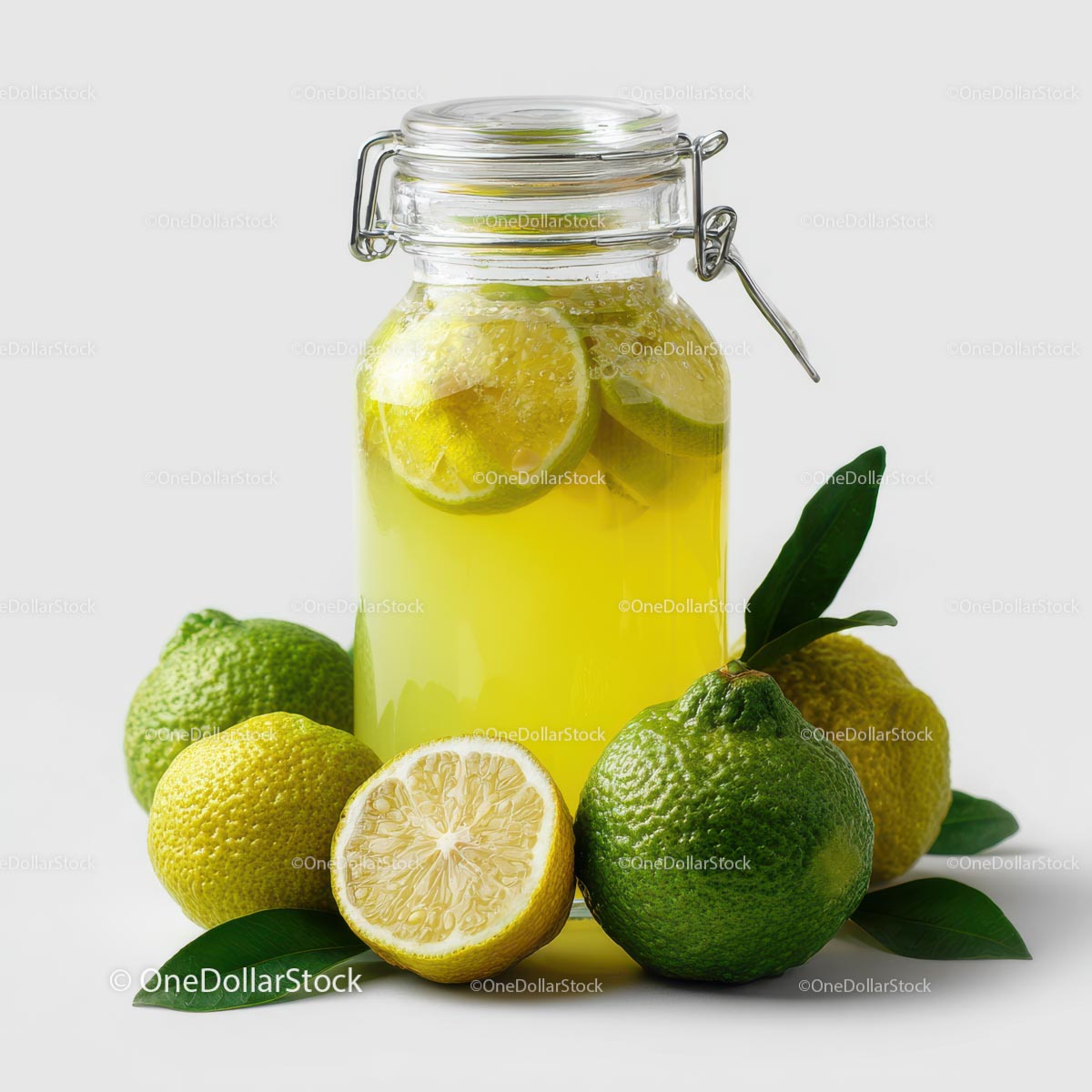 Refreshing Summer Lemonade with Fresh Lemons and Ice